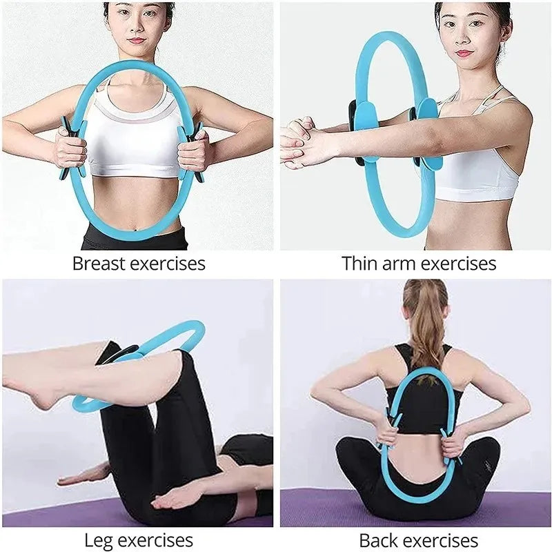 Yoga Fitness Pilates Ring Yoga Ring Open Back Ring Magic Ring Pelvic Floor Muscle Training Yoga Supplies Pilates Ring - Jscomfortzstore