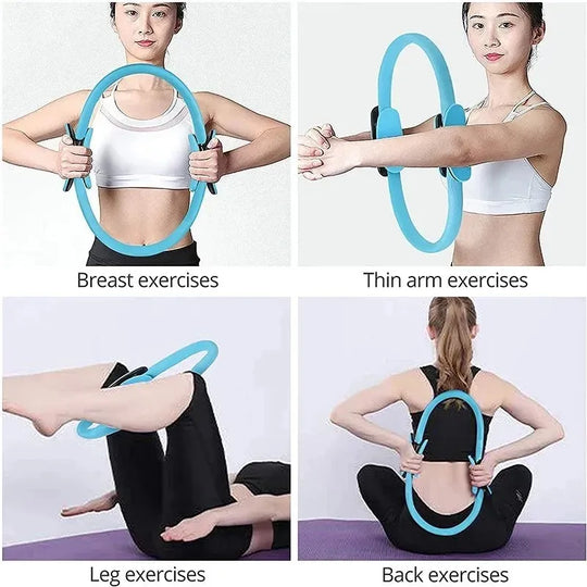 Yoga Fitness Pilates Ring Yoga Ring Open Back Ring Magic Ring Pelvic Floor Muscle Training Yoga Supplies Pilates Ring - Jscomfortzstore