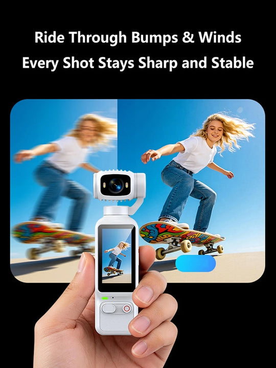Lenovo HD 4K Action Camera 180° Rotatable For Vlog YouTube Tiktok Girls Record Life Video Recording Entry Portable Action Camera