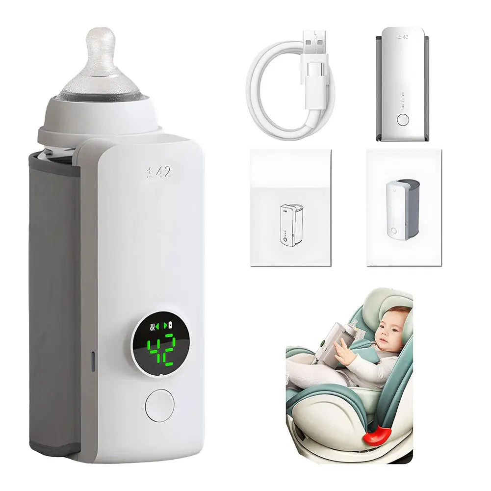 Cordless Milk Warmer with Temperature Control Baby Bottle Warmer Travel Warmer for Comfortable Baby Feeding On The Go