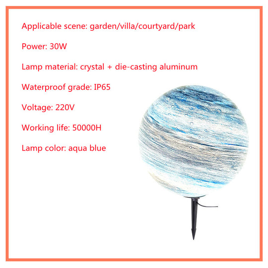 Solar Lawn Outdoor Waterproof Grass Earth Lamp 🌱💡
