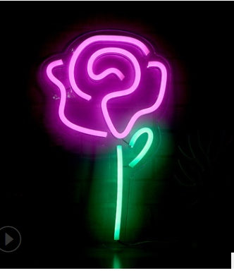LED Neon Light with Acrylic Back Panel