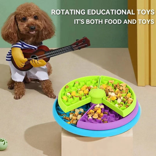 Slow Food Bowl with Puzzle Feeder