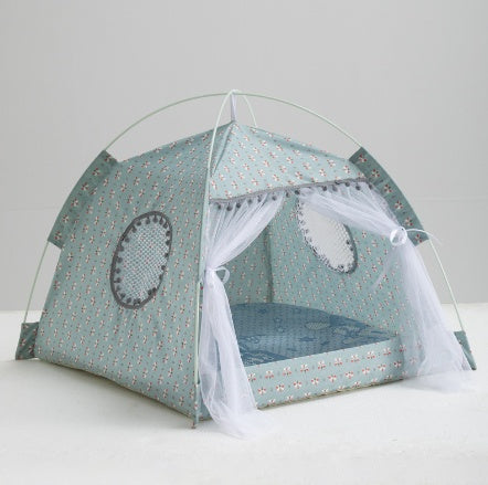 Cat Tent Enclosed Pet Bed