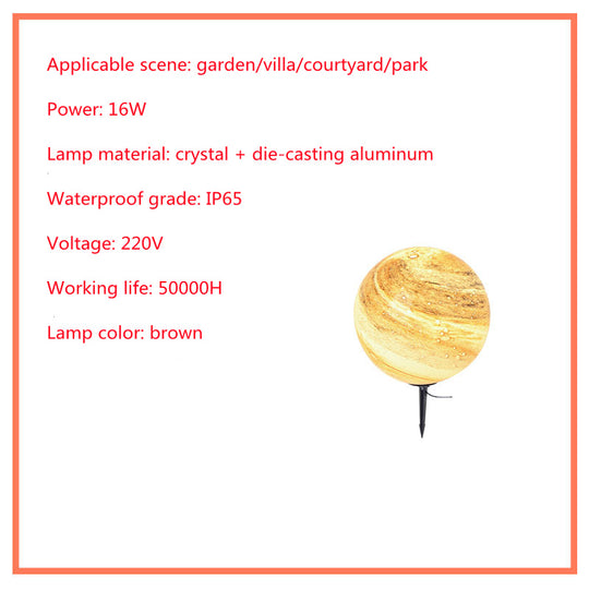 Solar Lawn Outdoor Waterproof Grass Earth Lamp 🌱💡