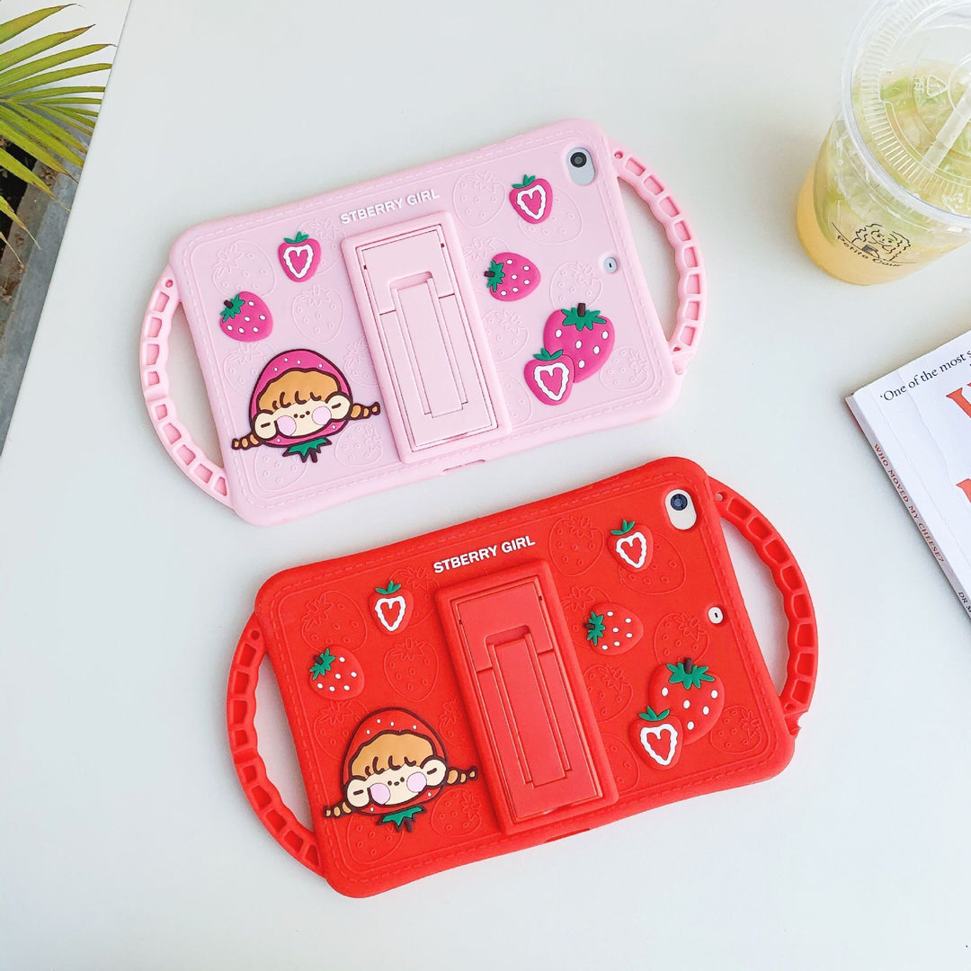 Strawberry Girl iPad Case
