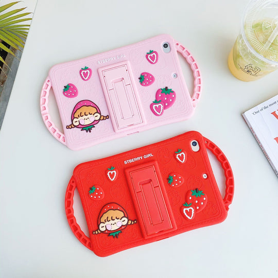 Strawberry Girl iPad Case