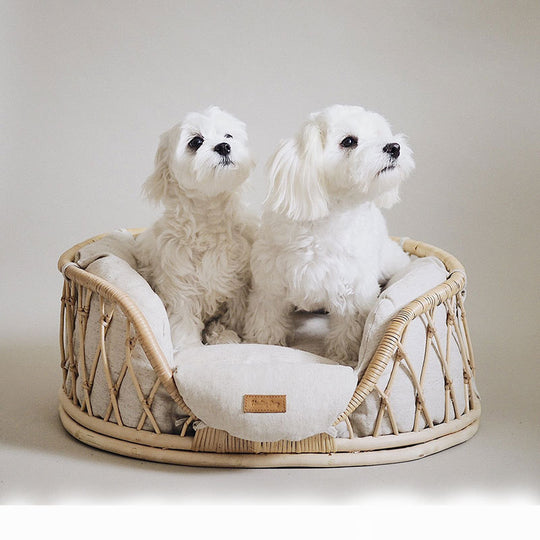 Handmade Rattan Woven Pet Bed Sofa
