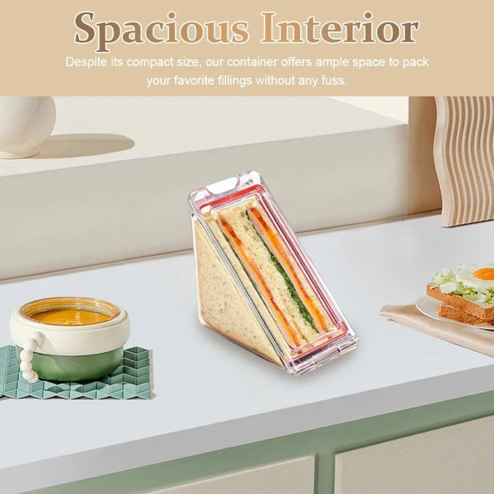 Reusable Triangle Magnetic Transparent Sandwich Crisper