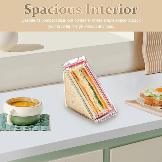 Reusable Triangle Magnetic Transparent Sandwich Crisper