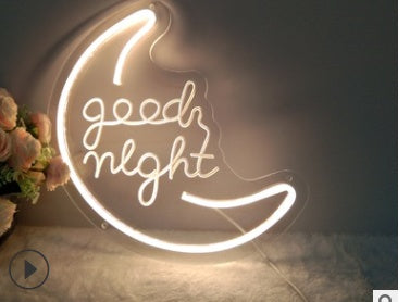 LED Neon Light with Acrylic Back Panel