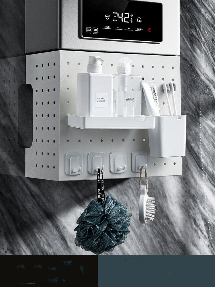Kitchen Punch-Free Wall Mounted Utensil Storage Organizer