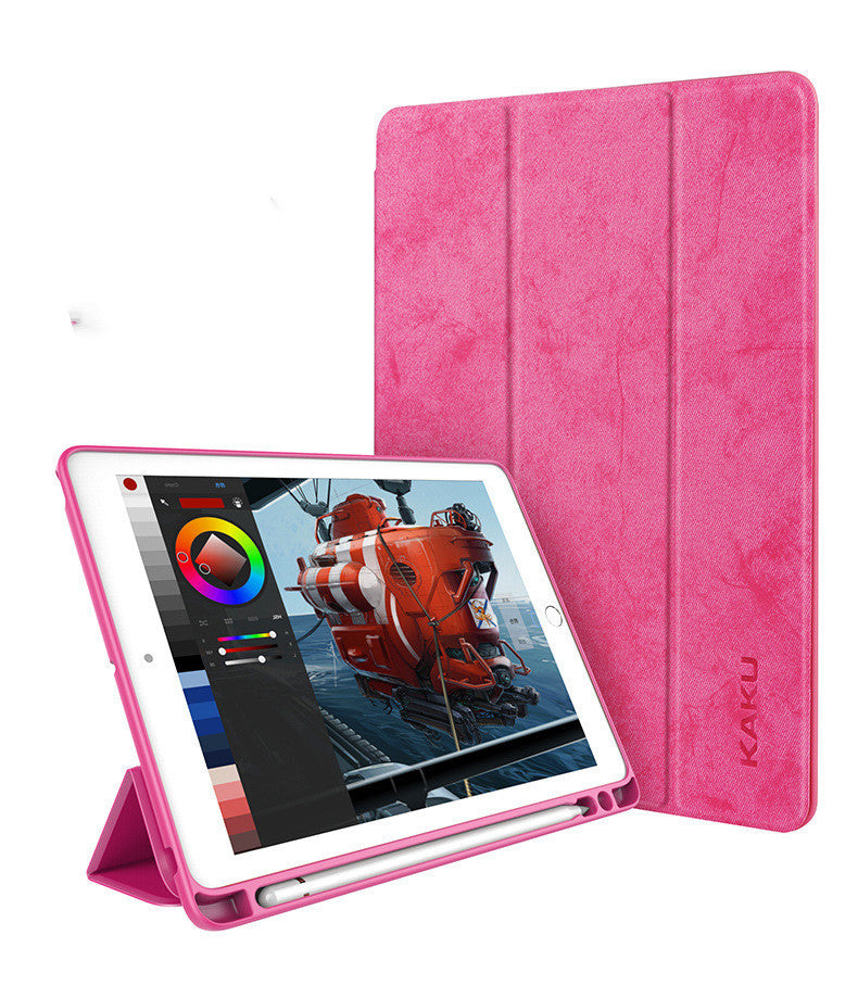Premium Leather Tablet Case with Built-In Pen Slot