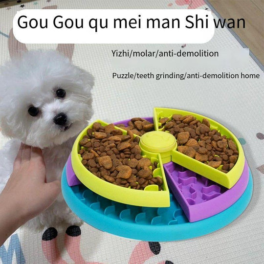 Slow Food Bowl with Puzzle Feeder