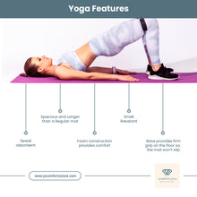 Load image into Gallery viewer, Anti Skid Yoga Mat for Gym and Yoga
