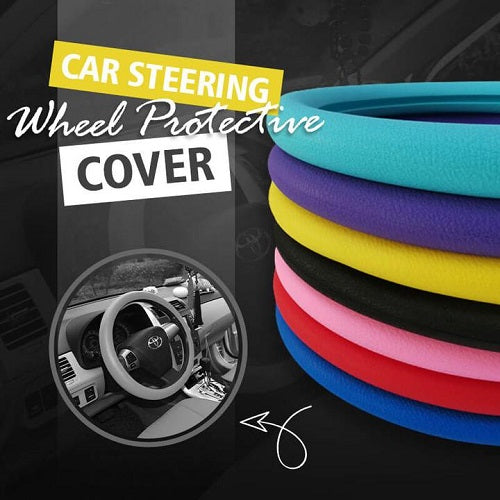 Silicone Auto Steering-Wheel Cover - Jscomfortzstore