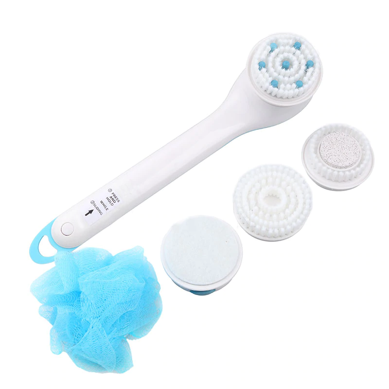 SPIN SPA BODY BRUSH WITH 5 ATTACHMENTS - Jscomfortzstore
