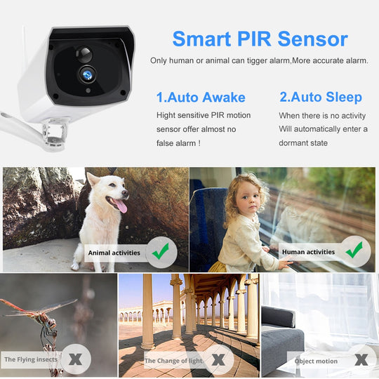 Outdoor Solar Powered Security Camera - Jscomfortzstore