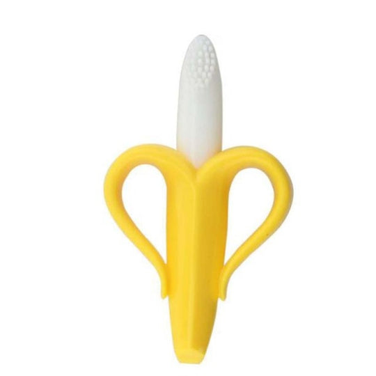 Silicone Toothbrush And Environmentally Safe Baby Teether Teething Ring - Jscomfortzstore