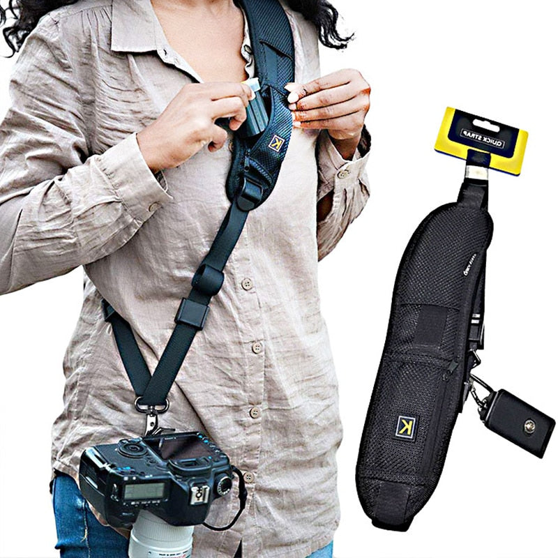 Portable Cross-Body Camera Strap