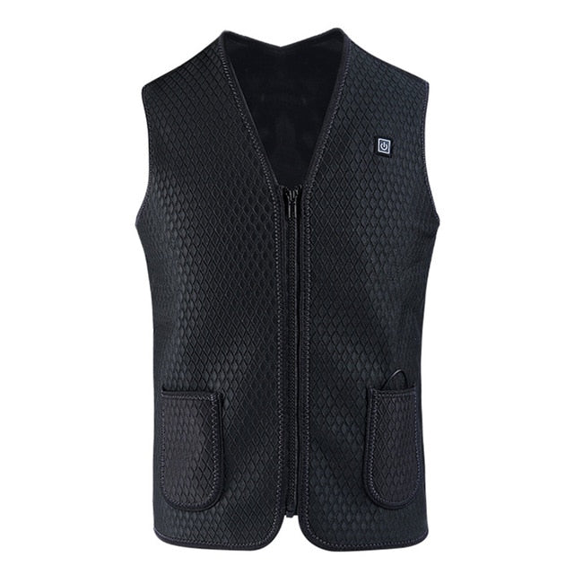 Smart heated vest for keeping warm for men and women