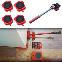 Load image into Gallery viewer, 5Pcs Professional Furniture Mover Tool Set Heavy Stuffs Transport Lifter
