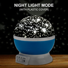 Load image into Gallery viewer, Children Bedroom Star Projector LED Night Lamp

