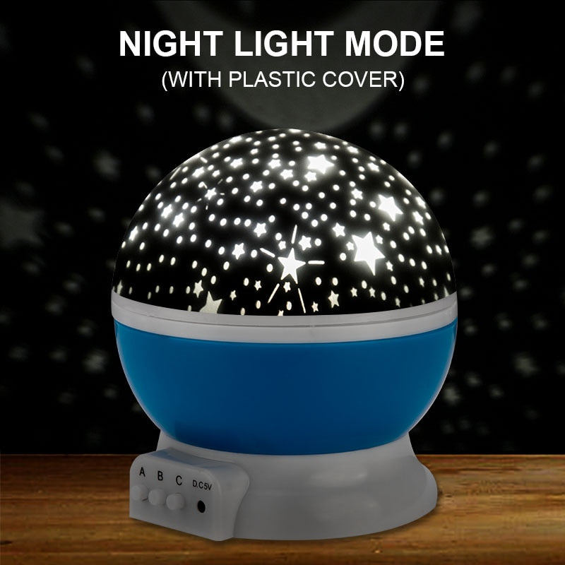 Children Bedroom Star Projector LED Night Lamp