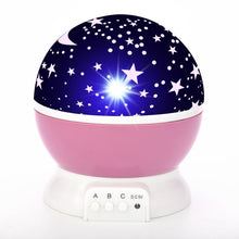 Load image into Gallery viewer, Children Bedroom Star Projector LED Night Lamp
