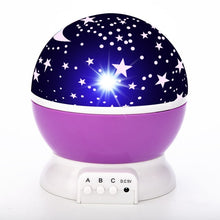 Load image into Gallery viewer, Children Bedroom Star Projector LED Night Lamp
