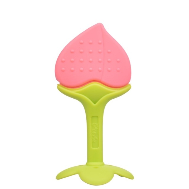 Silicone Toothbrush And Environmentally Safe Baby Teether Teething Ring - Jscomfortzstore