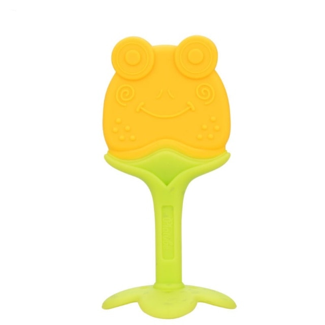 Silicone Toothbrush And Environmentally Safe Baby Teether Teething Ring - Jscomfortzstore