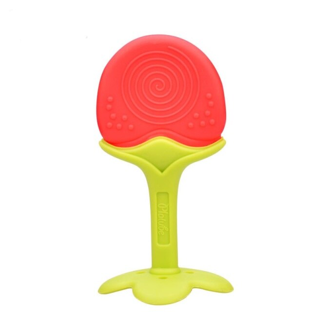Silicone Toothbrush And Environmentally Safe Baby Teether Teething Ring - Jscomfortzstore