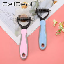Load image into Gallery viewer, Hair Removal Combo for Dogs Cat Detangles Fur Trimming Dematting Deshedding Brush
