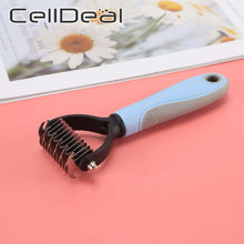 Load image into Gallery viewer, Hair Removal Combo for Dogs Cat Detangles Fur Trimming Dematting Deshedding Brush
