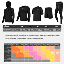Load image into Gallery viewer, 5 Pcs/Set Men&#39;s Fitness Compression Sports Suit
