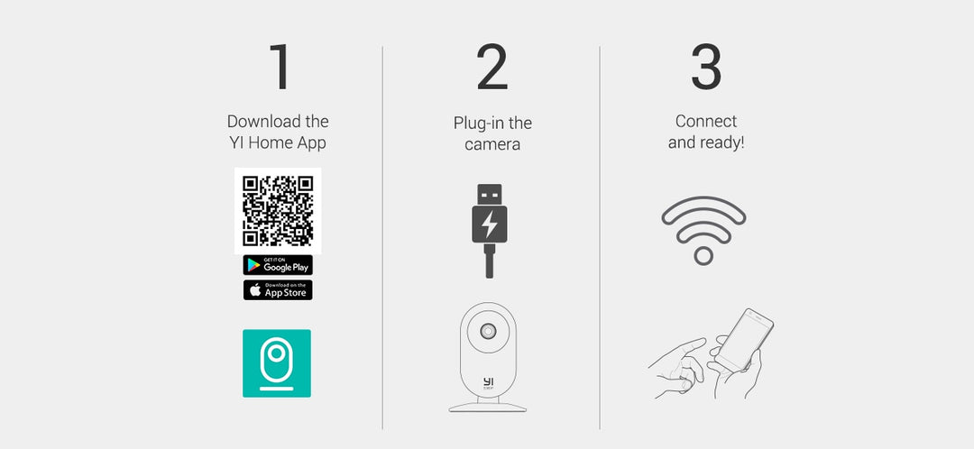 YI 1080p Home Camera  With Motion Detect WIFI  Security Protection - Jscomfortzstore