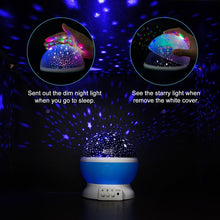 Load image into Gallery viewer, Children Bedroom Star Projector LED Night Lamp

