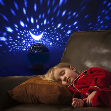 Load image into Gallery viewer, Children Bedroom Star Projector LED Night Lamp
