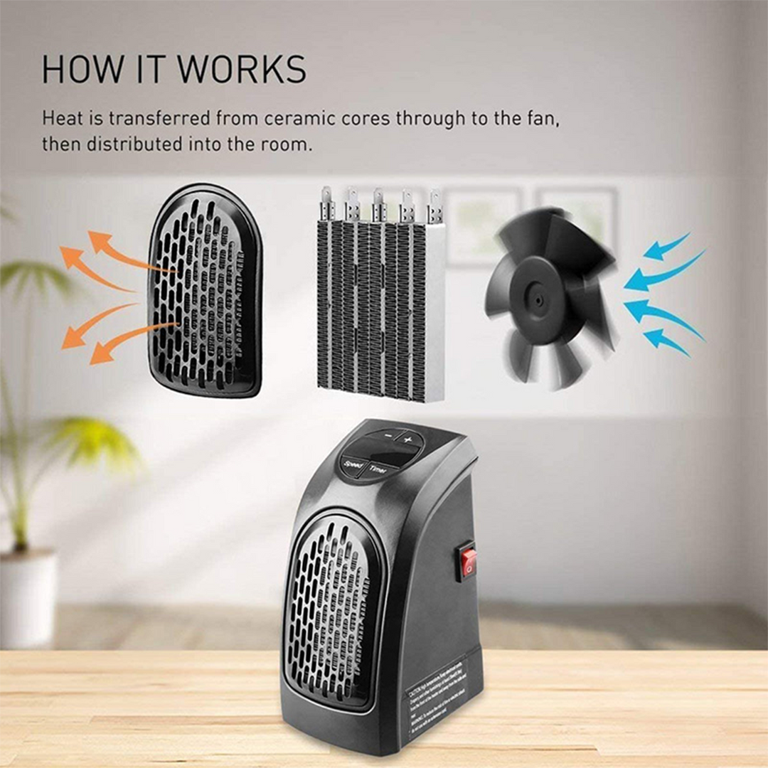 Wall electric heater