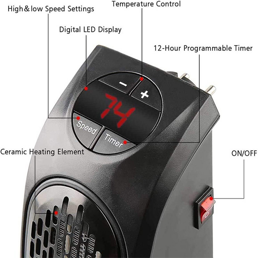 Wall electric heater