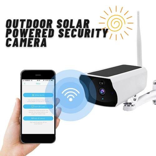 Outdoor Solar Powered Security Camera - Jscomfortzstore