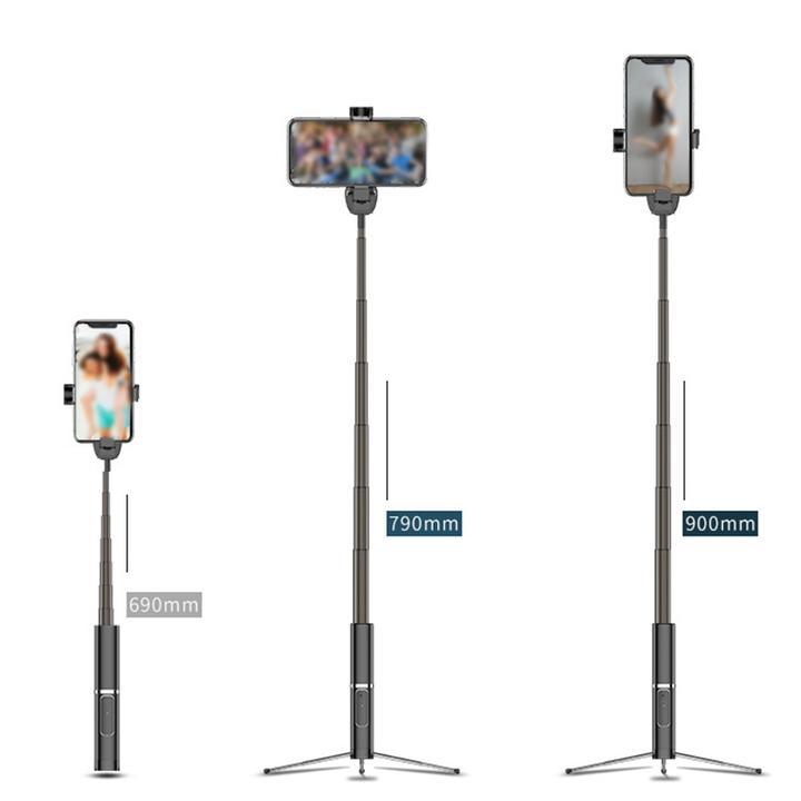wireless bluetooth selfie stick with tripod
